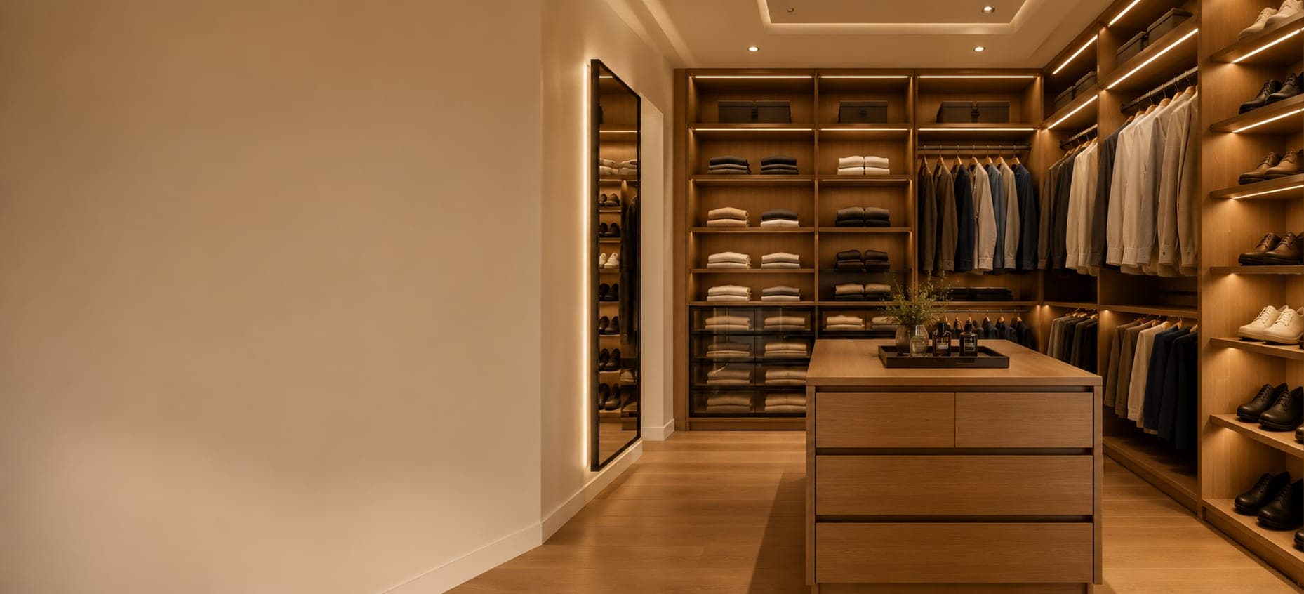 İzmir Giyinme Dolabı ve Giyinme Odası (Walk-in Closet)