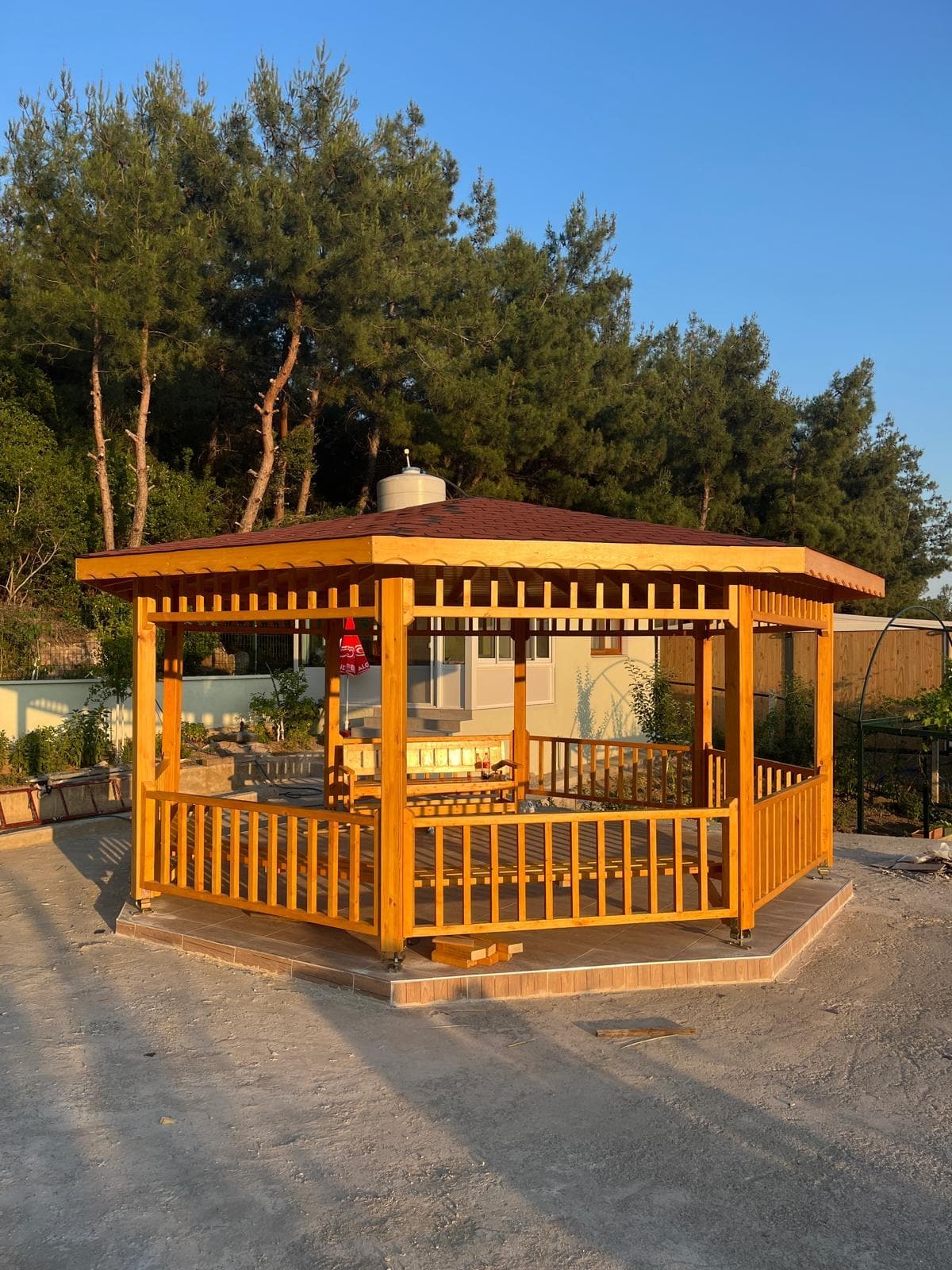 Duvara Yaslı Pergola — Pergola
